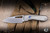 Remette RT-Agile Peregrine Falcon Folding Knife Blasted Titanium, Blue Accent 3.23" M390 Reverse Tanto Pearlescent