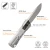 Remette RT Sharp Leopard OTF Gravity Knife Ceramic Sandblasted Titanium, Carbon Fiber Inlay 2.76" M390 Drop Point Pearlescent
