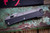 Preowned-Microtech "Glykon" OTF Automatic Knife Aluminum/Titanium 3.75" M390 Apocalyptic Serrated 184-11AP
