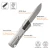 Remette RT Sharp Leopard OTF Gravity Knife Ceramic Sandblasted Titanium, Carbon Fiber Inlay 2.76" M390 Drop Point Pearlescent