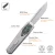 Remette RT Swordfish Knife Ceramic Blasted Titanium, Carbon Fiber Inlay 3.03" M390 Clip Point Pearlescent