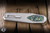 Remette RT-Swordfish OTF Gravity Knife Titanium + Black/Green Carbon Fiber Inlay 3.15" M390 Tanto Pearlescent Satin