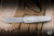 Remette RT-Swordfish OTF Gravity Knife Titanium + Black/Green Carbon Fiber Inlay 3.15" M390 Tanto Pearlescent Satin