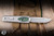 Remette RT-Swordfish OTF Gravity Knife Titanium + Black/Green Carbon Fiber Inlay 3.15" M390 Tanto Pearlescent Satin