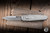 Remette RT-Swordfish OTF Gravity Knife Titanium + Red/White/Blue Carbon Fiber 3.15" M390 Tanto Pearlescent Satin