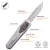 Remette RT Swordfish Knife Ceramic Blasted Titanium, Carbon Fiber Inlay 3.03" M390 Clip Point Pearlescent