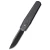 Remette RT Swordfish Knife Black DLC Titanium, Carbon Fiber Inlay 3.03" M390 Clip Point DLC Pearlescent