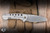 Remette RT-Bee Folding Knife Orange Peel Titanium w/ Toothpick 3.2" M390 Spearpoint Pearlescent BEE-T