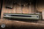 Remette Rhino Button Lock Folding Knife Green Micarta 3.07" 14C28N Drop Point Stonewash MC25A