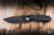 Remette Rhino Button Lock Folding Knife Black Micarta 3.07" 14C28N Drop Point Black Stonewash MC25B