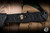 Blackside Customs x Bastinelli X Strider Fixed Blade Knife Tsuka Wrap Starlingear Menuki 11" S30V Black PVD 