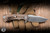 Hinderer Knives Project X Flipper Knife Triway Translucent Green G10/Stonewash Bronze 3.65" S45VN Clip Point