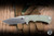Hinderer Knives Project X Flipper Knife Triway Translucent Green G10/Stonewash Bronze 3.65" S45VN Clip Point