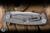 Hinderer Knives Project X Flipper Knife Triway Red G10/Working Finish 3.65" S45VN Clip Point Stonewash