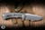 Hinderer Knives Project X Flipper Knife Triway Red G10/Working Finish 3.65" S45VN Clip Point Stonewash