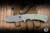 Hinderer Knives Project X Flipper Knife Triway Translucent Green G10/Working Finish 3.65" S45VN Clip Point