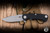Hinderer Knives Project X Flipper Knife Triway Black G10/Battle Blue 3.65" S45VN Clip Point