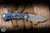 Hinderer Knives Project X Flipper Knife Triway Blue G10/Battle Blue 3.65" S45VN Clip Point