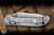 Microtech Marfione Select LUDT Automatic Folding Knife Stonewash Frag Titanium, Blue Accents 3.4" M390 Tanto Stonewash 1136RL-10FRMS2