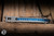Microtech Marfione Select LUDT Automatic Folding Knife Stonewash Frag Titanium, Blue Accents 3.4" M390 Tanto Stonewash 1136RL-10FRMS2