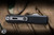 Microtech UTX-70 Gen IV Automatic OTF Knife Black Aluminum 2.5" M390 Dagger Full Serrated 11474-12