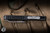 Microtech UTX-70 Gen IV Automatic OTF Knife Black Aluminum 2.5" M390 Dagger Full Serrated 11474-12