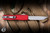 Microtech UTX-70 Gen IV Automatic OTF Knife Red Aluminum 2.5" M390 Tanto Stonewash 11494-10RD