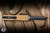 Microtech UTX-70 Gen IV Automatic OTF Knife Tan Aluminum 2.5" M390 Tanto Black Full Serrated 11494-3TA