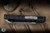 Microtech Exocet II Automatic OTF Knife/Money Clip Black Aluminum 2.34” M390 Spartan Stonewash 1155-10