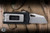 Microtech Exocet II Automatic OTF Knife/Money Clip Black Aluminum 2.34” M390 Wharncliffe Stonewash 1156-10