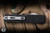 Microtech Ultratech Gen IV OTF Automatic Knife Topographic Deep Engraved Black Aluminum 3.55" M390MK Spartan Stonewash 12234TP-10
