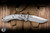 Microtech/Marfione Select Amphibian Mini Ram-LOK Folding Knife Slab Titanium, Blue Ti Accents 3.25” M390MK Stonewash 137MRL-10MS2