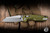 Microtech MSI Mini Ram-Lok Knife OD Green Fluted Aluminum 3.25" M390 Stonewash 210M-10FLOD