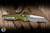 Microtech MSI Mini Ram-Lok Knife OD Green Fluted Aluminum 3.25" M390 Stonewash 210M-10FLOD