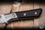 Microtech Boning Kitchen Cutlery Knife Titanium Bolster Black Cherry G10 6.1" M390 Stonewash 3100B-10BC