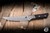 Microtech Boning Kitchen Cutlery Knife Titanium Bolster Black Cherry G10 6.1" M390 Stonewash 3100B-10BC