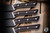 Microtech Kitchen Cutlery Steak Knife Set Black Cherry G10 4.5" M390 Stonewash 3600-10SETBC