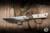 Microtech Prototype Fixed Blade Kitchen Steak Knife Ivory G10/Bronzed Bolster 4.5" M390 San Mai Damascus 3600B-16IVPR