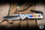 Chris Reeve Knives Small Sebenza 31 Folding Knife Unique Graphic w/ Lolite  3" MagnaCut Drop Point Polished S31-1408-0528-3
