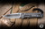 Left Handed-Chris Reeve Knives Small Sebenza 31 Folding Knife Unique Graphic w/ Lolite 3" MagnaCut Drop Point Polished S31-1409-0528-2