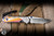 Left Handed-Chris Reeve Knives Small Sebenza 31 Folding Knife Unique Graphic w/ Pyrite 3" MagnaCut Drop Point Polished S31-1409-0980-4