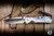 Chris Reeve Knives Small Sebenza 31 Folding Knife Unique Graphic Titanium 3" MagnaCut S31-1400-9
