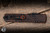 Microtech Ultratech Gen IV Signature Series OTF Automatic Knife Topographic Black/Orange Camo Aluminum 3.5" M390 Tanto 11234-1TPBKORCS