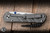 Chris Reeve Knives Large Inkosi Cross Hatch Folding Knife Sandblasted Titanium 3.6" MagnaCut Tanto LIN-1156-001