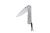 Chris Reeve Knives Small Inkosi Cross Hatch Folding Knife Sandblasted Titanium, Blue Accents 2.75" MagnaCut Tanto SIN-1156-001