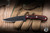 RMJ Tactical "Sparrow" Fiixed Blade Knife Black Widow G10 3.5" MagnaCut Graphite Black