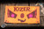 Preowned-Kizer Knives Trestle Halloween Limited Edition Folding Knife Titanium/Ghosts Carbon Fiber Inlay 2.89" 14C28N Clip Point Satin