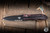Preowned-Benchmade Vintage Ares Elishewitz Design Folding Knife Burgundy/Black G10 3.7" 154CM Drop Point Black Part-Serrated