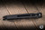Preowned-Protech TR-3 Automatic Folding Knife Grooved Aluminum 3.5" S45VN Drop Point Black DLC