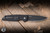 Preowned-Protech TR-3 Automatic Folding Knife Grooved Aluminum 3.5" S45VN Drop Point Black DLC